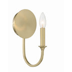 Crystorama PAY-921-VG Vibrant Gold Payton 1 Light Vibrant Gold Wall Mount Image 3