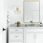Crystorama PAY-922-VG Vibrant Gold Payton 2 Light Vibrant Gold Wall Mount Image 3