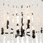 Crystorama POP-A5076-MK-FR Matte Black Poppy 6 Light Matte Black Chandelier Image 4