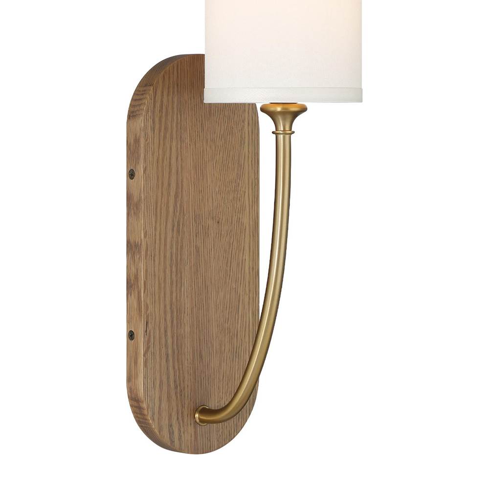 Crystorama PRE-461-VG-WD Vibrant Gold Preston 1 Light Vibrant Gold Sconce Image 3