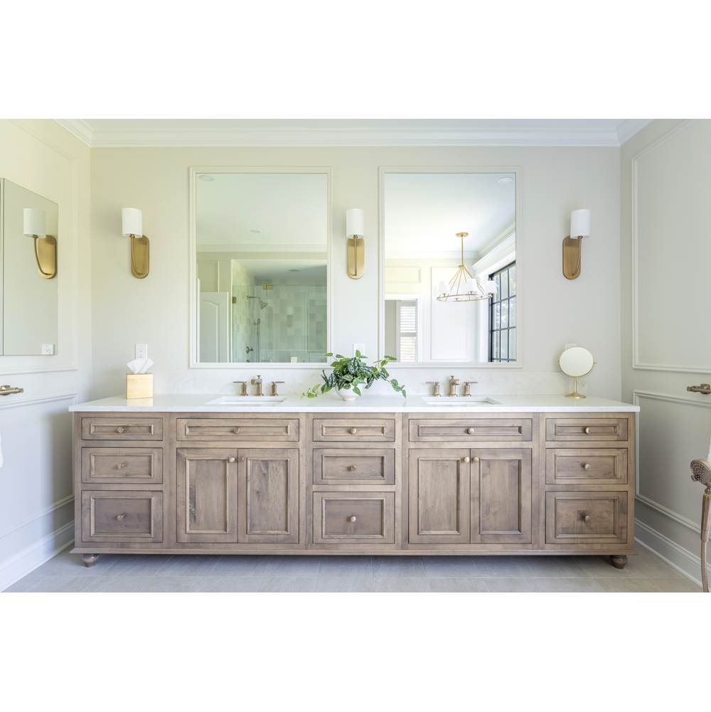 Crystorama PRE-461-VG Vibrant Gold Preston 1 Light Vibrant Gold Wall Mount Image 3