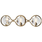 Crystorama QUI-7623-DT Distressed Twilight Quincy 3 Light Distressed Twilight Bathroom Vanity Image 1