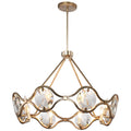 Crystorama QUI-7628-DT Distressed Twilight Quincy 8 Light Distressed Twilight Chandelier Image 1