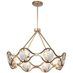 Crystorama QUI-7628-DT Distressed Twilight Quincy 8 Light Distressed Twilight Chandelier Image 1