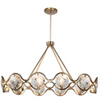 Crystorama QUI-7629-DT Distressed Twilight Quincy 10 Light Distressed Twilight Chandelier Image 1
