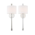 Crystorama RAC-A3501-PN Polished Nickel Rachel 1 Light Polished Nickel Wall Sconce Image 1