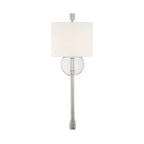 Crystorama RAC-A3501-PN Polished Nickel Rachel 1 Light Polished Nickel Wall Sconce Image 4
