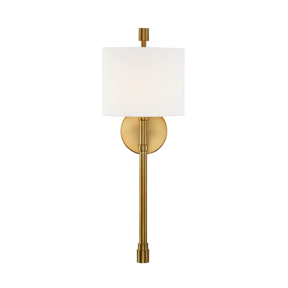 Crystorama RAC-A3501-VG Vibrant Gold Rachel 1 Light Vibrant Gold Wall Sconce Image 6