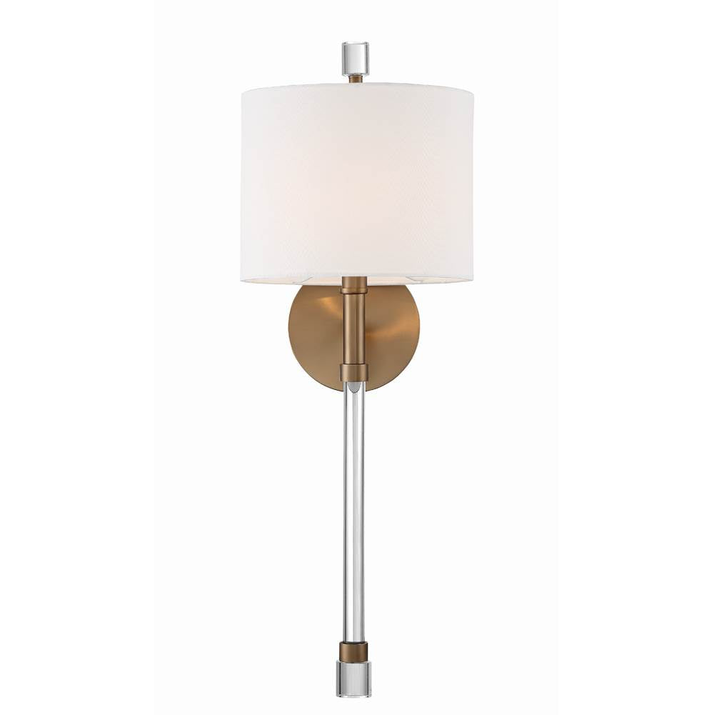 Crystorama RAC-A3501-VG Vibrant Gold Rachel 1 Light Vibrant Gold Wall Sconce Image 5