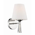 Crystorama RAM-A3401-PN Polished Nickel Ramsey 1 Light Polished Nickel Wall Mount Image 1