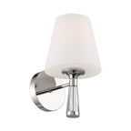 Crystorama RAM-A3401-PN Polished Nickel Ramsey 1 Light Polished Nickel Wall Mount Image 3
