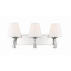 Crystorama RAM-A3403-PN Polished Nickel Ramsey 3 Light Polished Nickel Bathroom Vanity Image 1