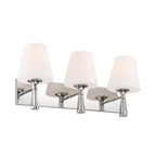 Crystorama RAM-A3403-PN Polished Nickel Ramsey 3 Light Polished Nickel Bathroom Vanity Image 3