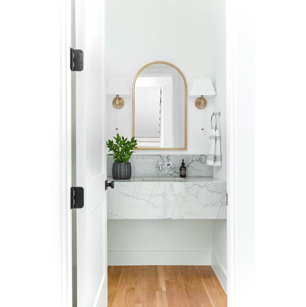 Crystorama Renee 1 Light Aged Brass Wall Mount