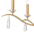 Crystorama ROL-18819-GA Antique Gold Rollins 9 Light Antique Gold Chandelier Image 5