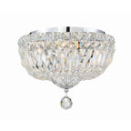 Crystorama Roslyn 10'' Aged Brass Flush Mount