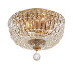 Crystorama ROS-A1004-AG-CL-MWP Aged Brass Roslyn 12'' Aged Brass Flush Mount Image 5