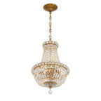 Crystorama ROS-A1006-AG-CL-MWP Aged Brass Roslyn 12'' Aged Brass Chandelier Image 5