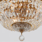 Crystorama ROS-A1006-AG-CL-MWP Aged Brass Roslyn 12'' Aged Brass Chandelier Image 4