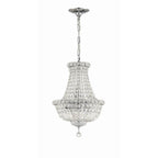 Crystorama ROS-A1006-CH-CL-MWP Polished Chrome Roslyn 5 Light Polished Chrome Mini Chandelier Image 6