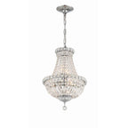 Crystorama ROS-A1006-CH-CL-MWP Polished Chrome Roslyn 5 Light Polished Chrome Mini Chandelier Image 5