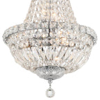 Crystorama ROS-A1006-CH-CL-MWP Polished Chrome Roslyn 5 Light Polished Chrome Mini Chandelier Image 4