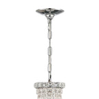 Crystorama ROS-A1006-CH-CL-MWP Polished Chrome Roslyn 5 Light Polished Chrome Mini Chandelier Image 3