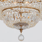 Crystorama ROS-A1009-AG-CL-MWP Aged Brass Roslyn 22'' Aged Brass Chandelier Image 4