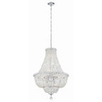 Crystorama Roslyn 22'' Aged Brass Chandelier