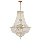Crystorama ROS-A1015-AG-CL-MWP Aged Brass Roslyn 28'' Aged Brass Chandelier Image 6