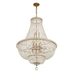 Crystorama ROS-A1015-AG-CL-MWP Aged Brass Roslyn 28'' Aged Brass Chandelier Image 5