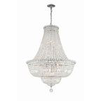 Crystorama Roslyn 28'' Aged Brass Chandelier