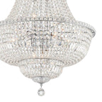 Crystorama ROS-A1015-CH-CL-MWP Polished Chrome Roslyn 15 Light Polished Chrome Chandelier Image 4