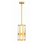 Crystorama ROY-801-GA Antique Gold Royston 1 Light Antique Gold Pendant Image 3