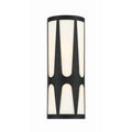 Crystorama ROY-802-BK Black Royston 2 Light Black Wall Mount Image 1