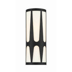 Crystorama ROY-802-BK Black Royston 2 Light Black Wall Mount Image 1