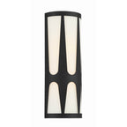 Crystorama Royston 2 Light Black Wall Mount