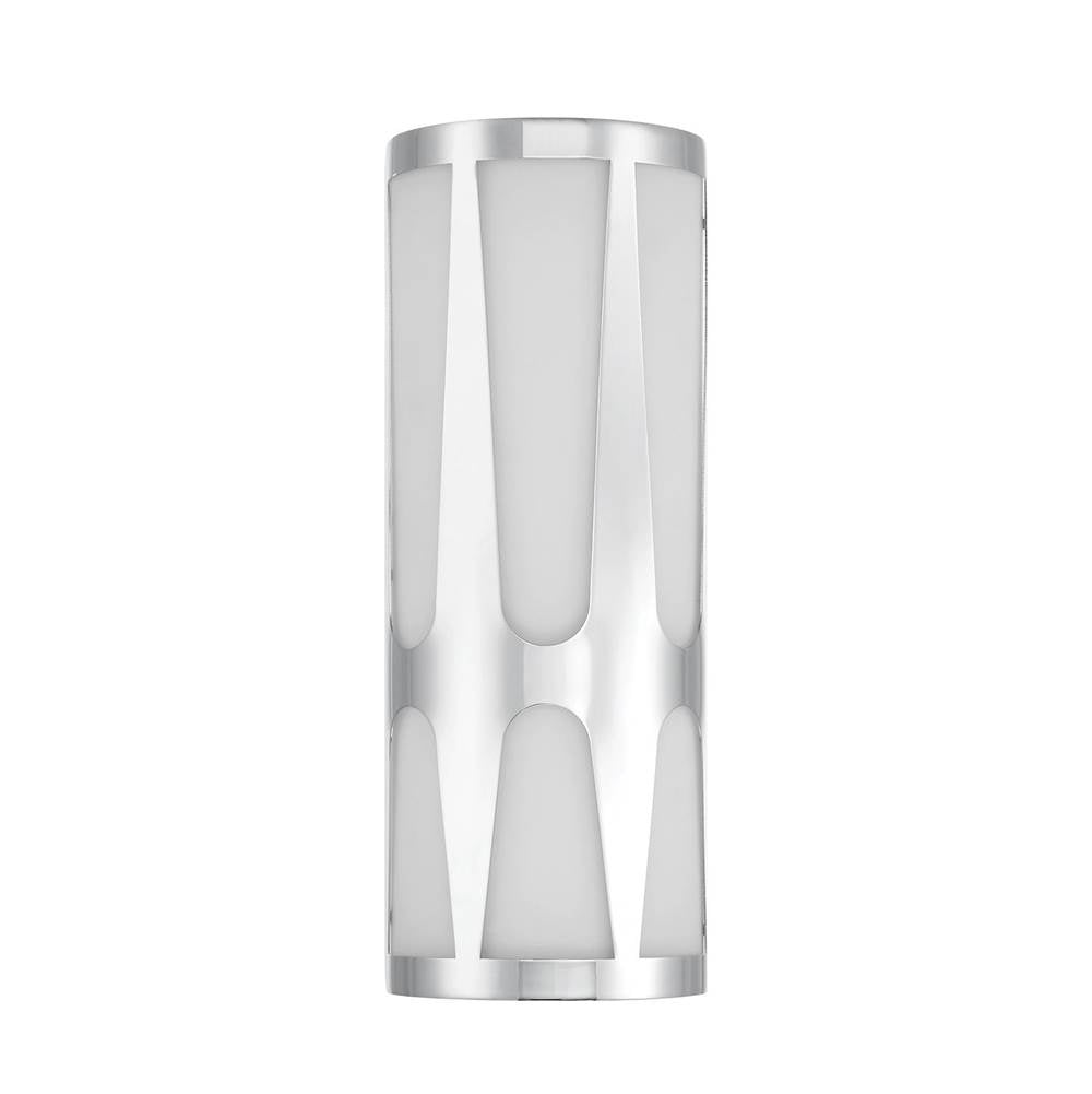 Crystorama Royston 2 Light Black Wall Mount