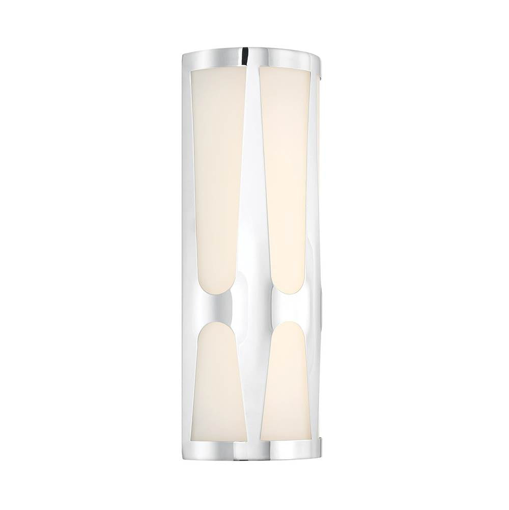 Crystorama ROY-802-CH Polished Chrome Royston 2 Light Polished Chrome Sconce Image 7