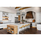Crystorama ROY-805-BK Black Royston 4 Light Black Pendant Image 5