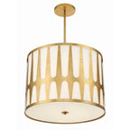 Crystorama Royston 5 Light Black Pendant