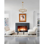 Crystorama SEV-1806-AG Aged Brass Seville 6 Light Aged Brass Chandelier Image 2