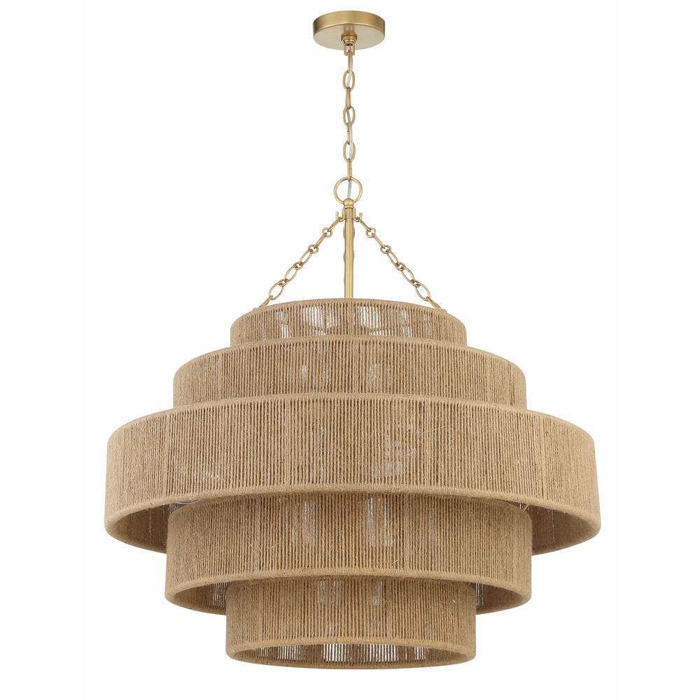 Crystorama Shyla 20 Light Soft Gold Chandelier