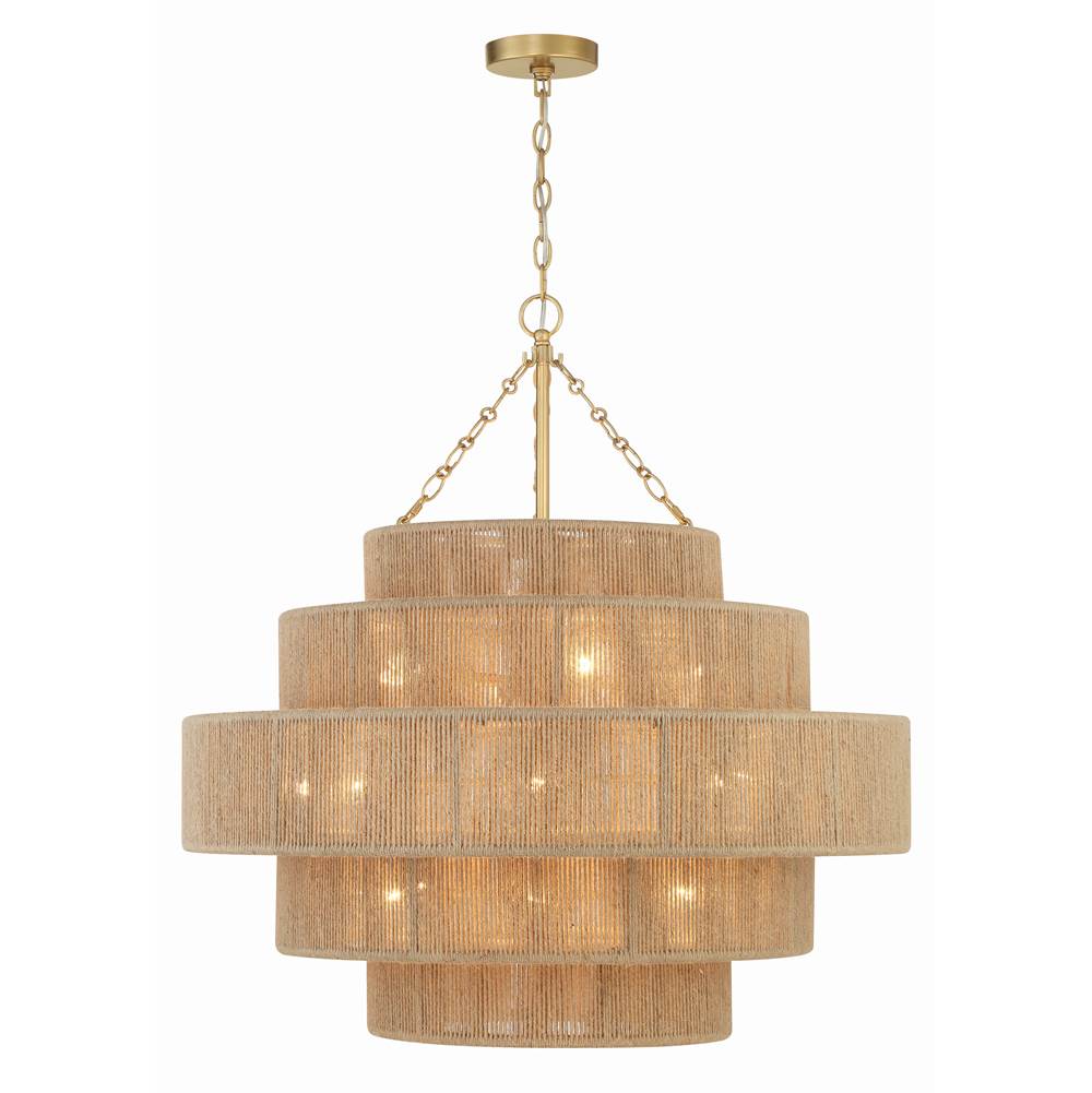 Crystorama SHY-10909-SG Soft Gold Shyla 20 Light Soft Gold Chandelier Image 3