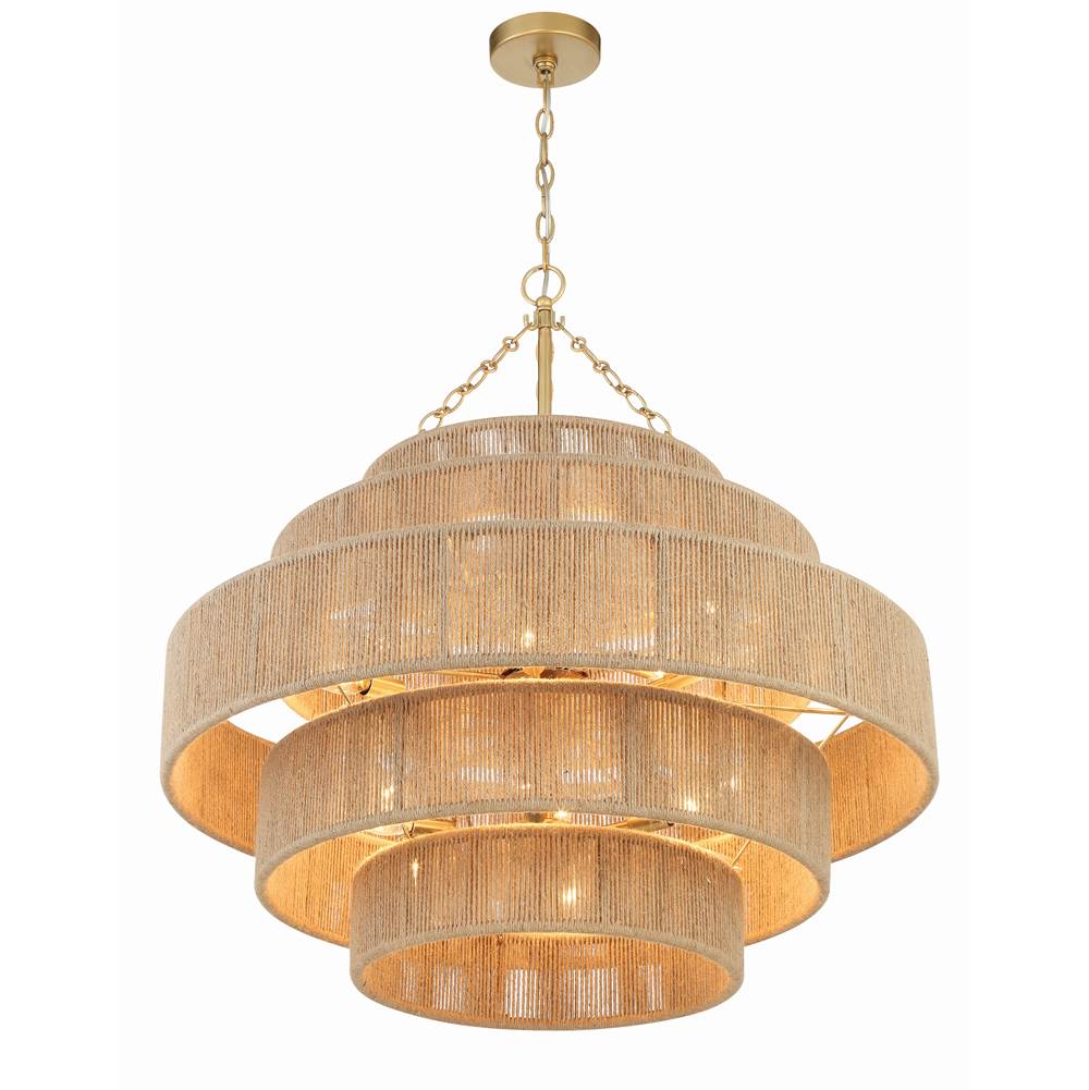 Crystorama SHY-10909-SG Soft Gold Shyla 20 Light Soft Gold Chandelier Image 2