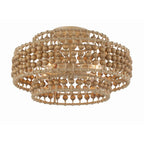Crystorama SIL-B6003-BS_CEILING Burnished Silver Silas 3 Light Burnished Silver Ceiling Mount Image 1