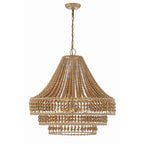 Crystorama SIL-B6006-BS Burnished Silver Silas 6 Light Burnished Silver Chandelier Image 5