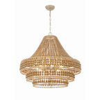 Crystorama SIL-B6008-BS Burnished Silver Silas 8 Light Burnished Silver Chandelier Image 5