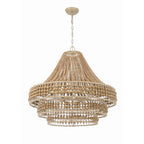 Crystorama SIL-B6008-BS Burnished Silver Silas 8 Light Burnished Silver Chandelier Image 4