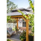 Crystorama Solaris 3 Light English Bronze Sphere Outdoor Chandelier